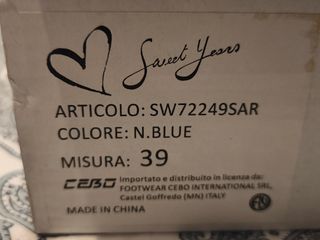 Stivaletti Sweet Years taglia 39 blu