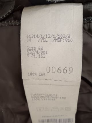 Chaqueta Yves Saint Laurent de la talla L