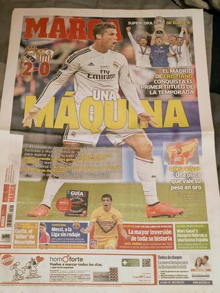 Periódico del Real Madrid.