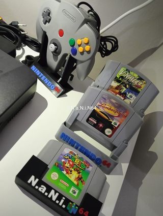 Nintendo 64 + 3 Juegos. Mario 64. Original.