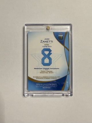 Javier Zanetti Topps Lineage Auto /99