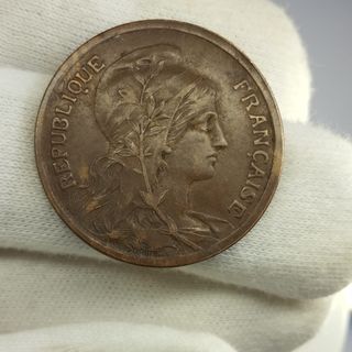 Francia 10 céntimos 1916 ceca Madrid