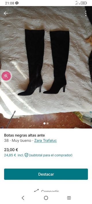 Botas altas zara trafalgur
