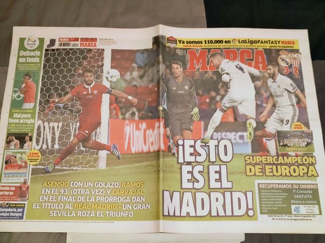 Periódico del Real Madrid.

