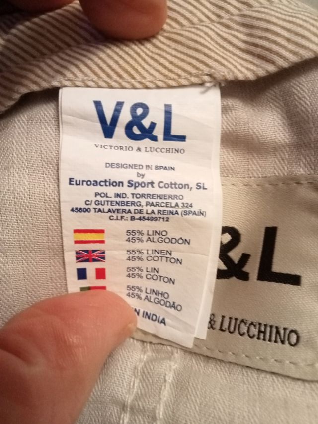 Pantalón de hombre.