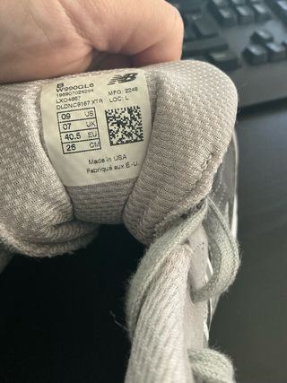 New Balance W990V6 Grey Core EU40.5 UK7.0 USA9.0