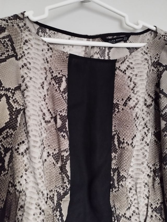 Vestido Zara animal print