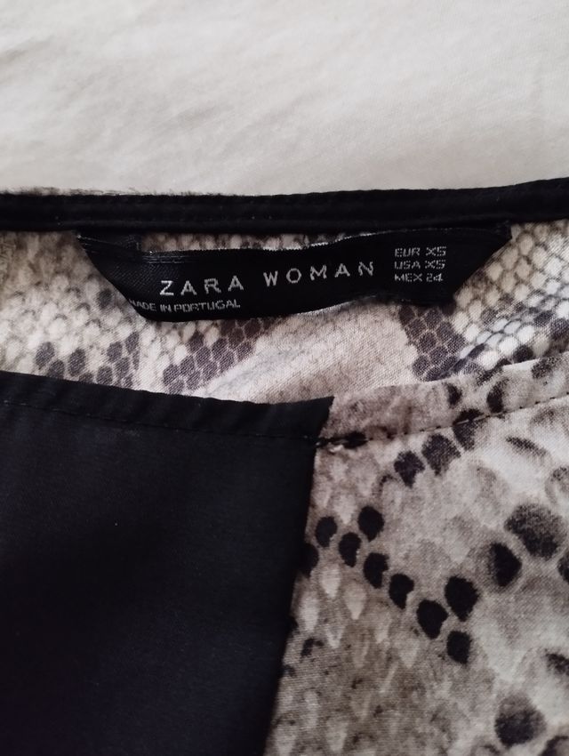 Vestido Zara animal print