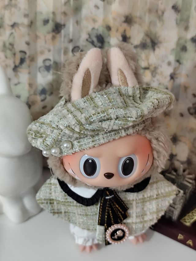 Conjunto look ropa para Labubu Parisien Vert