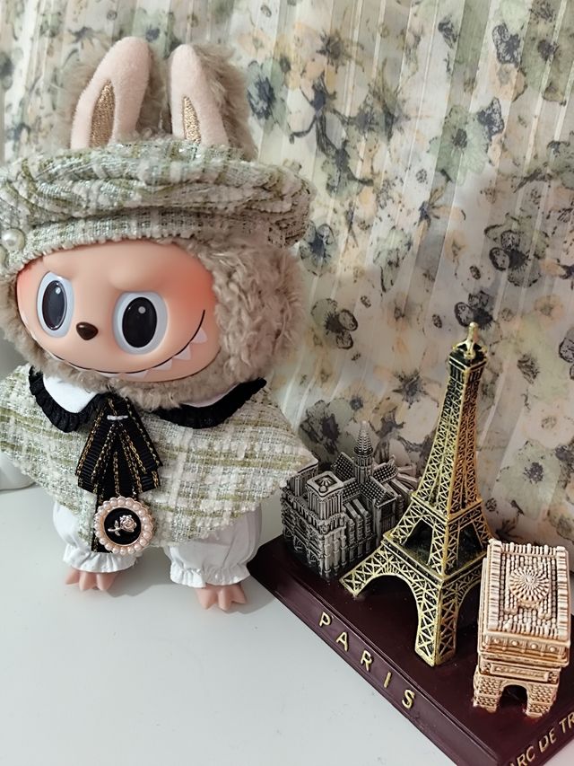 Conjunto look ropa para Labubu Parisien Vert