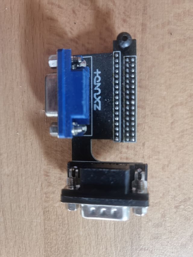 Adaptador ZXUNO+ DB9+VGA