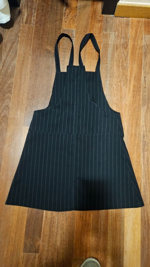 Peto negro con rallas