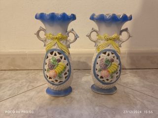 vasi gemelli in ceramica