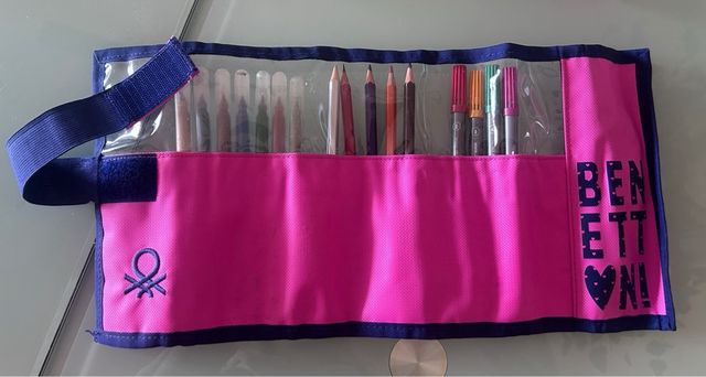 Estuche escolar redondo Benetton