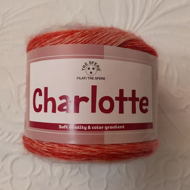 Gomitolo di cotone e acrilico, color gradient