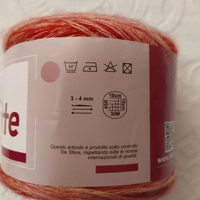 Gomitolo di cotone e acrilico, color gradient