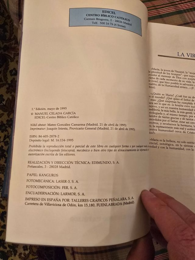 El gran libro de la virgen Centro Biblico Catolico