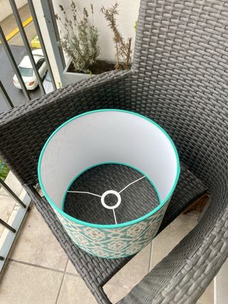 Pantalla de tela para lámpara