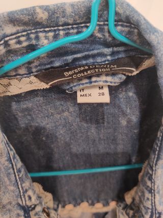 Chaleco-blusa vaquera