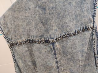 Chaleco-blusa vaquera