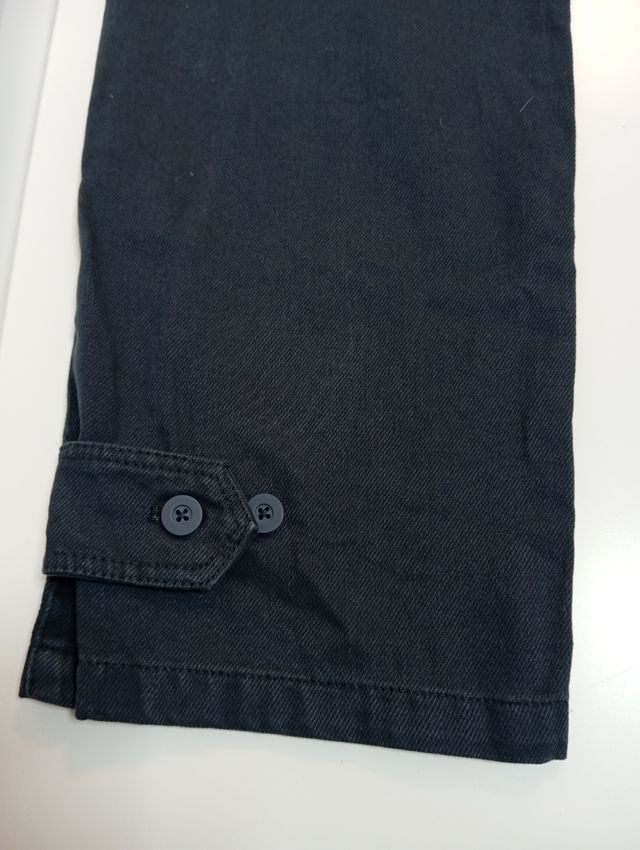 Pantalon cargo hombre 40 gris azulado oscuro