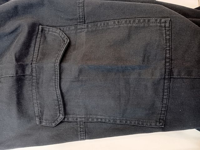 Pantalon cargo hombre 40 gris azulado oscuro