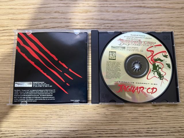 Dragon’s Lair Atari Jaguar CD