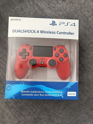 Mando DualShock rojo PS4 