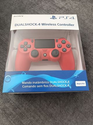 Mando DualShock rojo PS4 