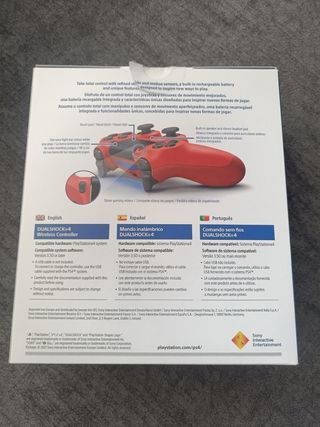 Mando DualShock rojo PS4 