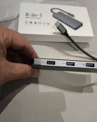 USB C con HDMI y lector tarjetas