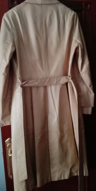 Abrigo PIEL CUERO CALIDAD gabardina chaquetas 