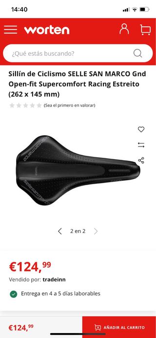Sillin Selle San Marco GND GEL SUPERCONFORT 145mm