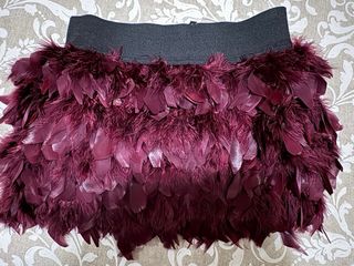 Falda plumas Talla M