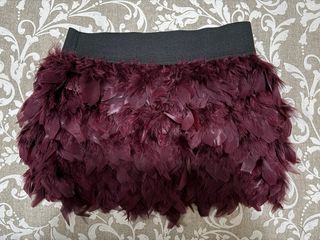 Falda plumas Talla M