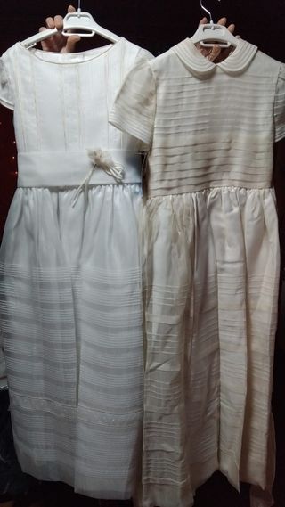 Lote de trajes comunión niño y niñas .