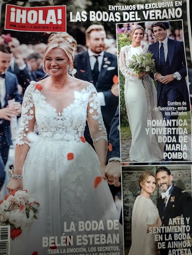 Revista hola boda Belén Esteban