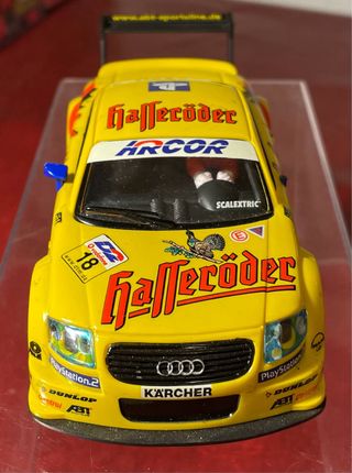 Scalextric. Audi TT amarillo