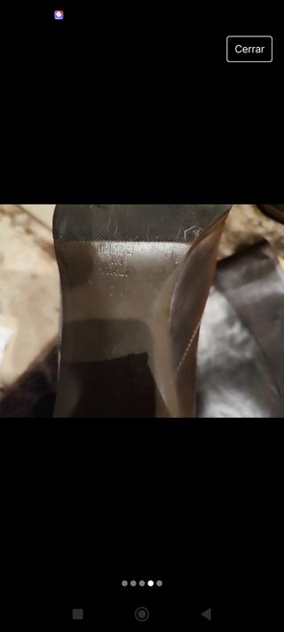 Botas marrones piel talla 39