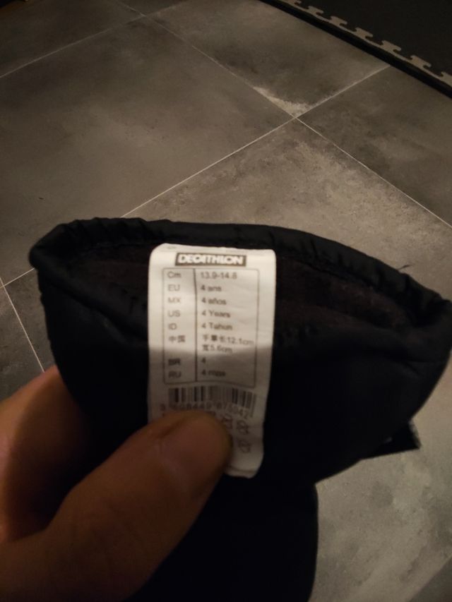 Manoplas nieve niño decathlon 4 años