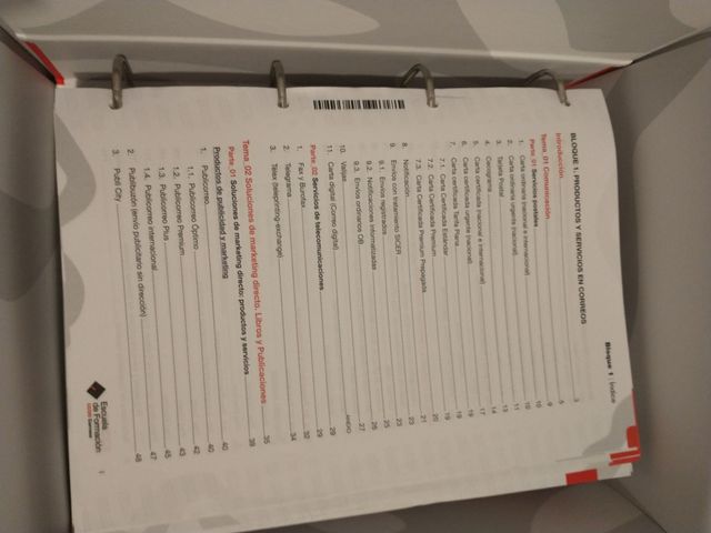 Temario Oposiciones Correos