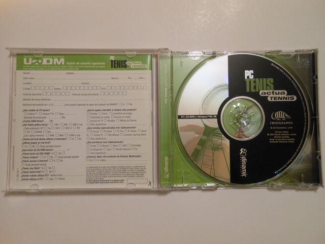 PC TENIS - ACTUA TENNIS (R0008)