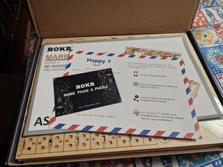 Puzzle madeira mecânico