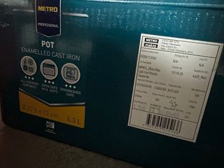 Cacerola hierro fundido 6.3L