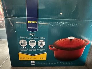 Cacerola hierro fundido 6.3L