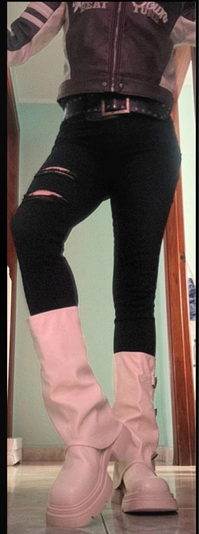 Botas de piel vegana nuevas