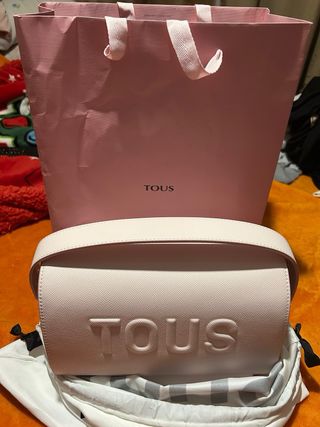 Bolsa tous bandolera rosa mediana