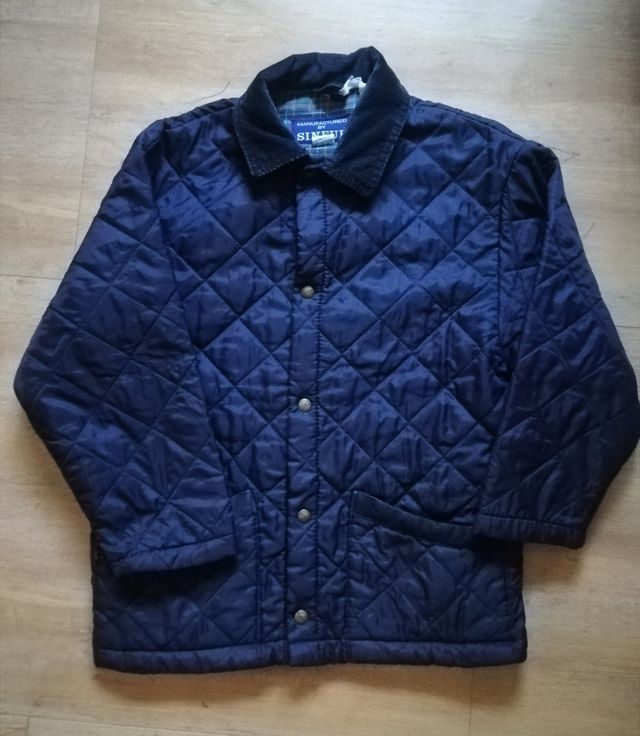 Abrigo niño husky azul marino T 6-8 años