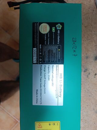 Batería patinete 52 V 21 A