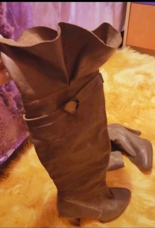 Botas piel Cuple camel 40
